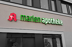 LED Profilbuchstaben –Marlen Apotheke