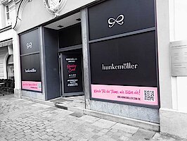 Schaufensterbeschriftung / Sichtschutz - Hunkemöller Beschriftungen Deggendorf