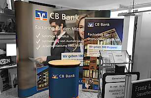 Messestand CB Bank 