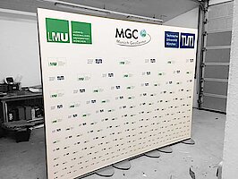 Messestand – Promotionwand – TUM Straubing