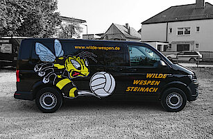 Fahrzeugbeschriftung – Wilde Wespen Steinach